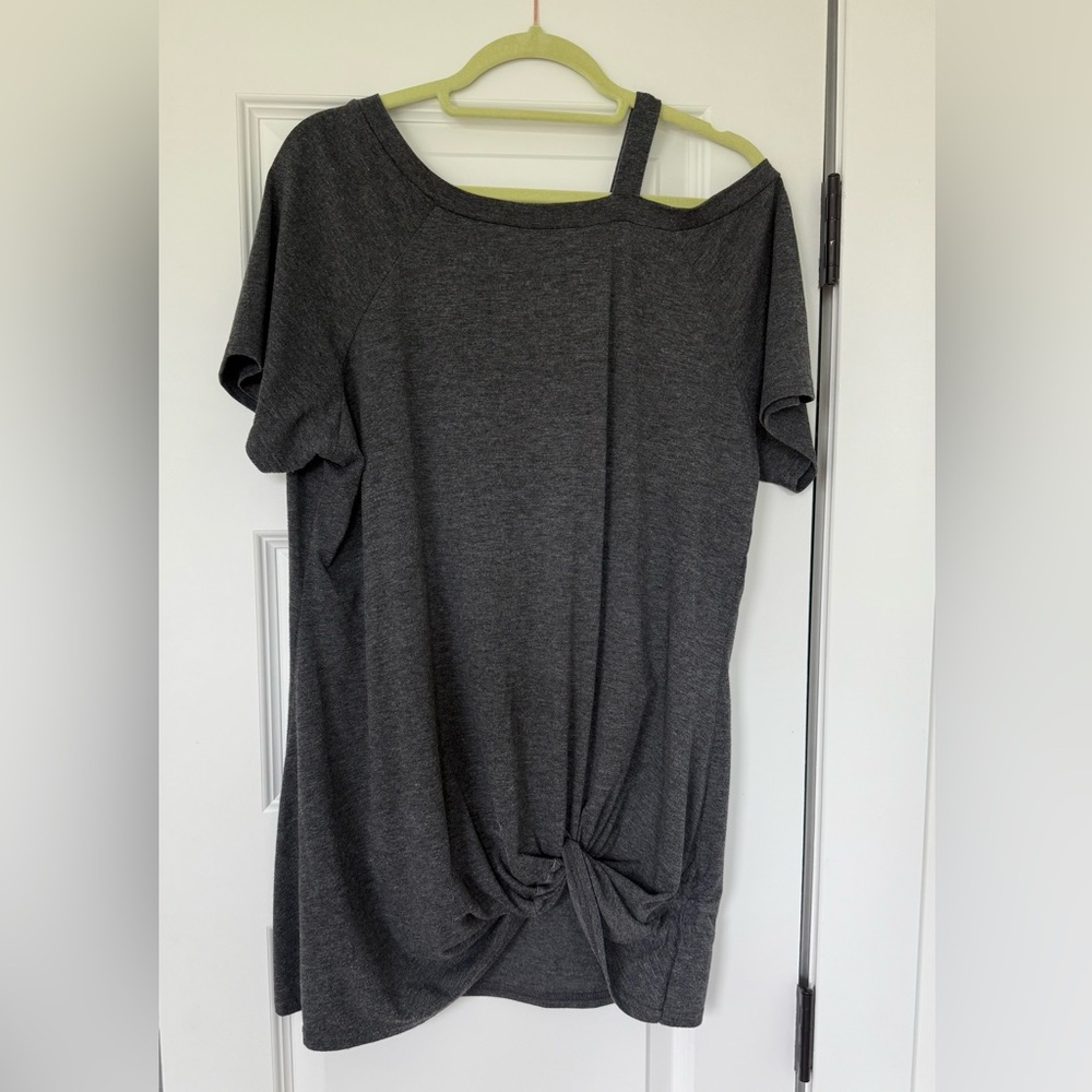 Gray Women's Tunic Top
